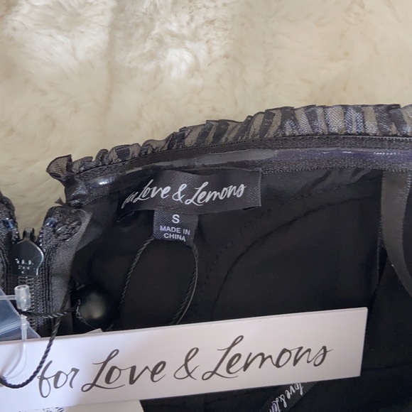 🌿|NWT|For Love & Lemons Azalea Lace Minidress - Picture 7 of 9